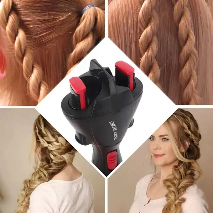 Machine Tresseuse De Cheveux Automatique Usb Coiffure Diy, Twist, Tresses