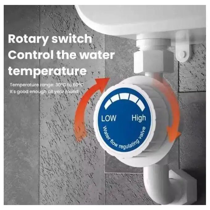 Chauffe-eau Électrique Compact Eau Chaude Immédiate Robinet Intelligent,design Aléatoire thumbnail 4