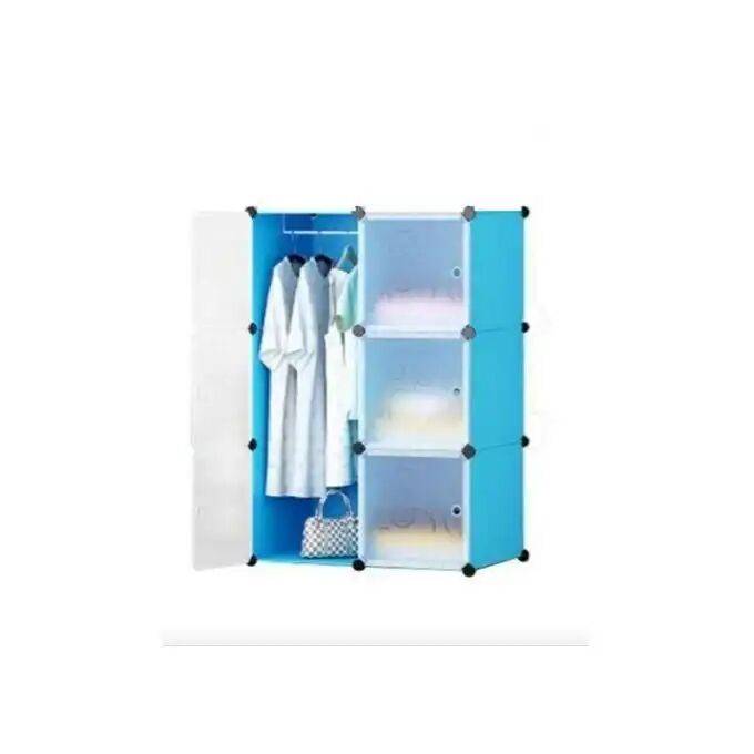 Armoire Penderie De Rangement De Vos Vêtements Et Sacs Avec Portes, Cube Armoire Polyvalente Grande Taille, Couleur Aléatoir