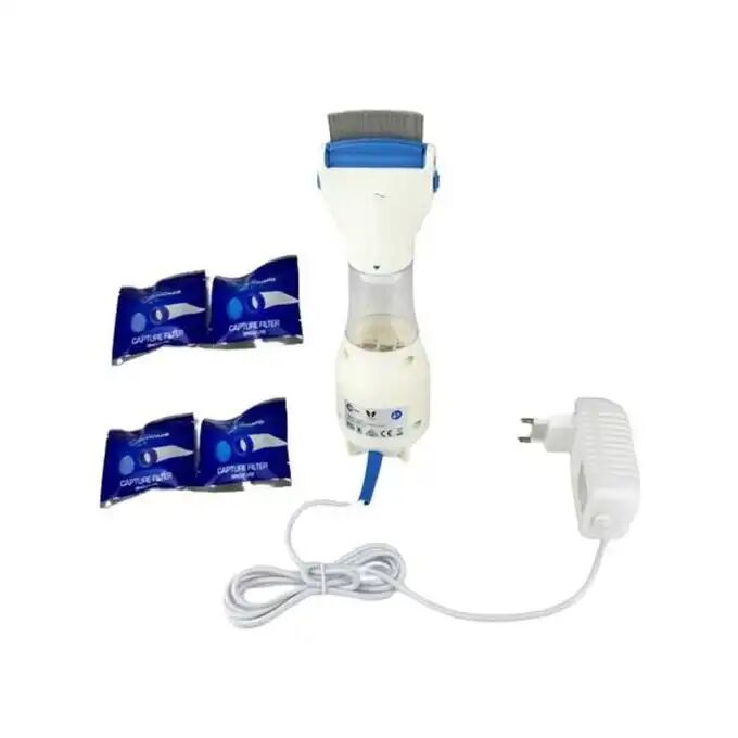 Aspirateur De Traitement Anti-poux Réutilisable, Peigne Filtrant Inclus, Design Et Couleur Aléatoire thumbnail 4