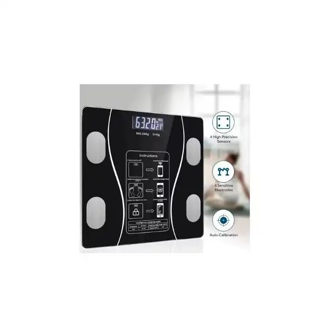 Pèse-personne Électronique Smart Haute Technologie – Balance Fitness Avec Application, Design Et Couleur Aléatoire thumbnail 2