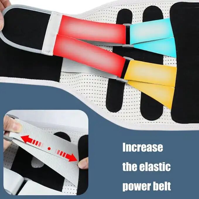 Ceinture Lombaire Ergonomique Avec Système De Traction Double - Couleur Aléatoire