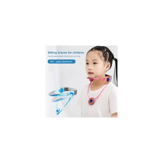 Correcteur De Posture Pour Enfants Avec Support De Cou Ajustable À 360° - Couleur Aleiatoire thumbnail 4