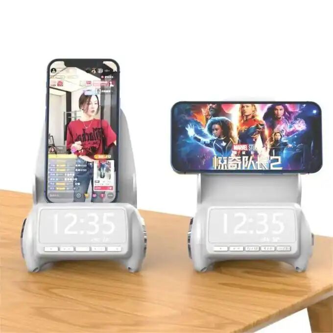 Support 5 In1 De Chargement Sans Fil - Avec Haut Parleur Bluetooth Sans Fil