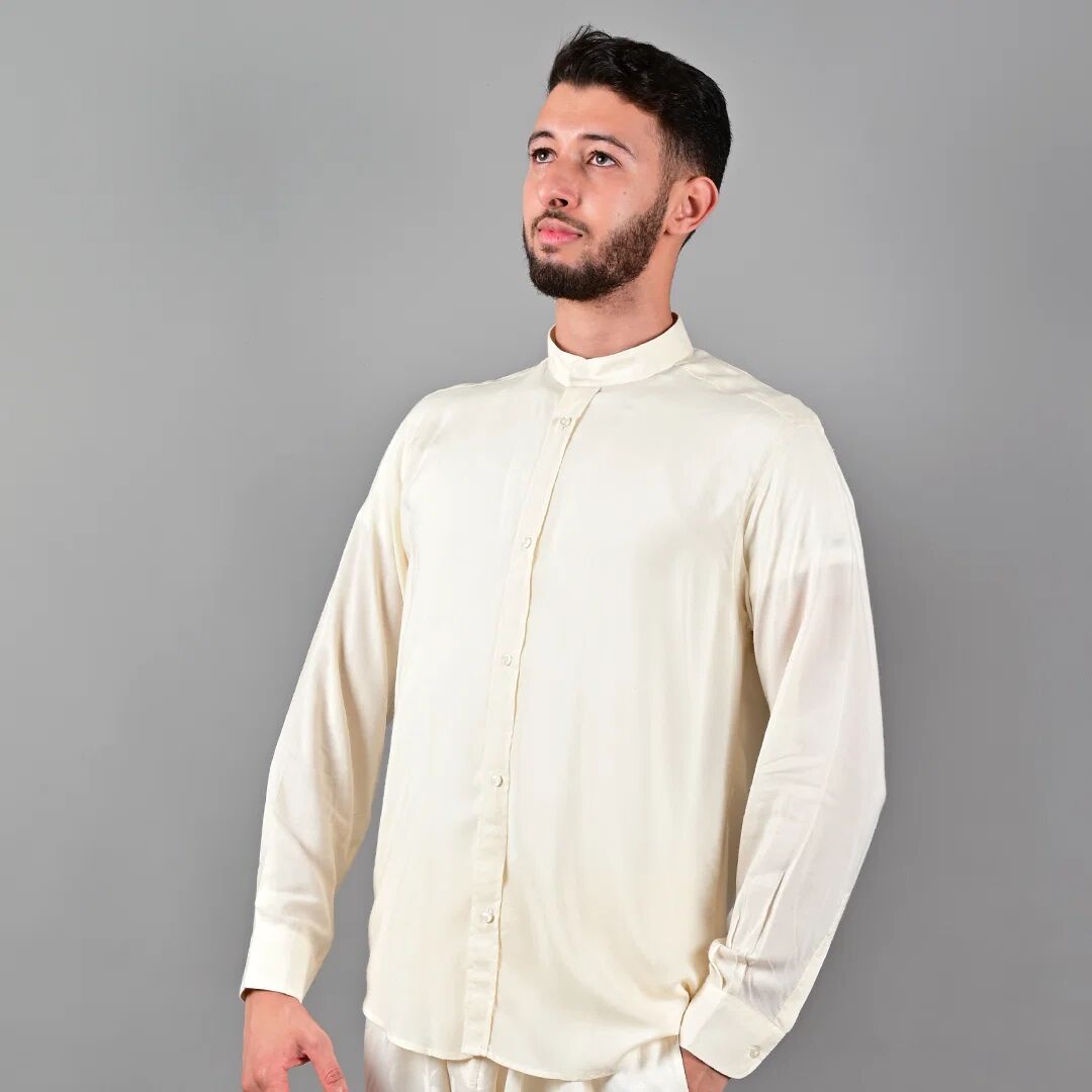 Chemise Et Pantalon Kandrissi - Blanc Cassé