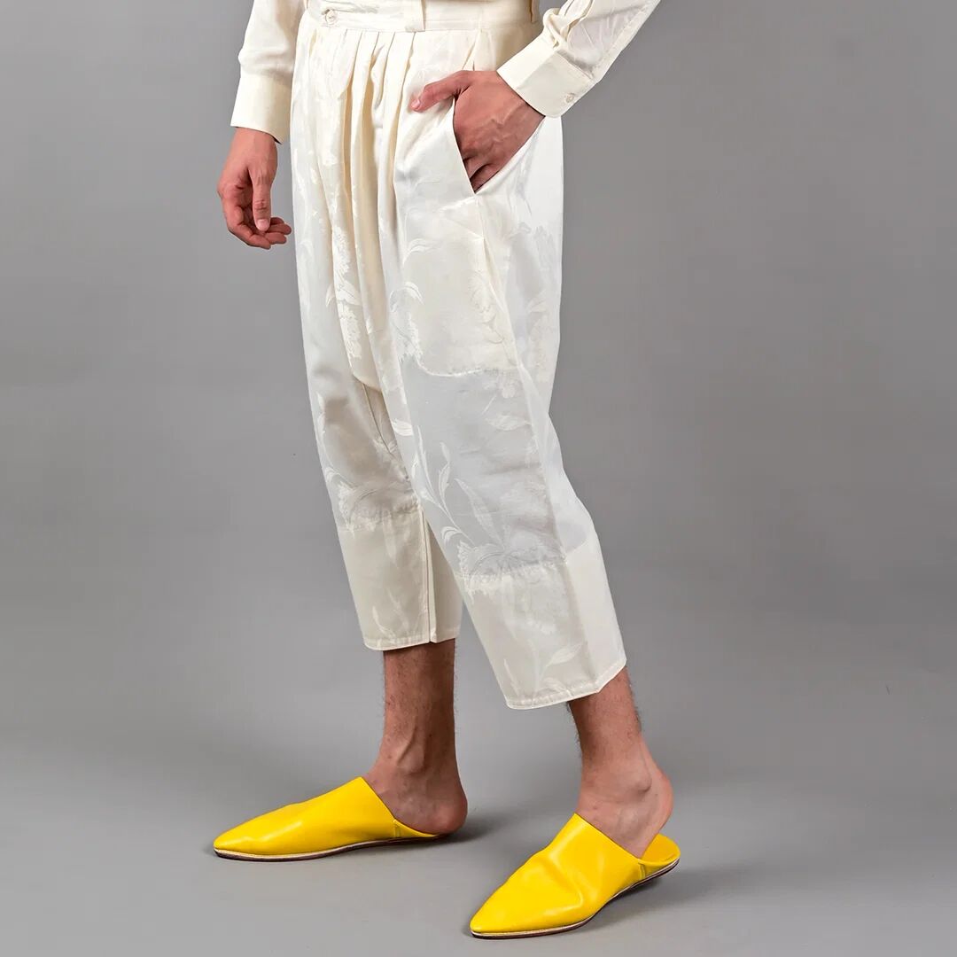 Chemise Et Pantalon Kandrissi - Blanc Cassé thumbnail 4