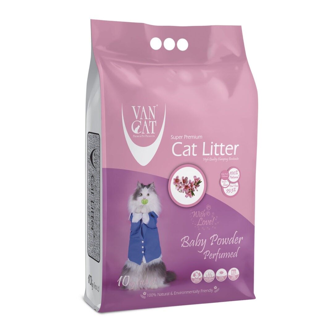 Vancat - Litière Agglomérante Baby Powder 11,8l