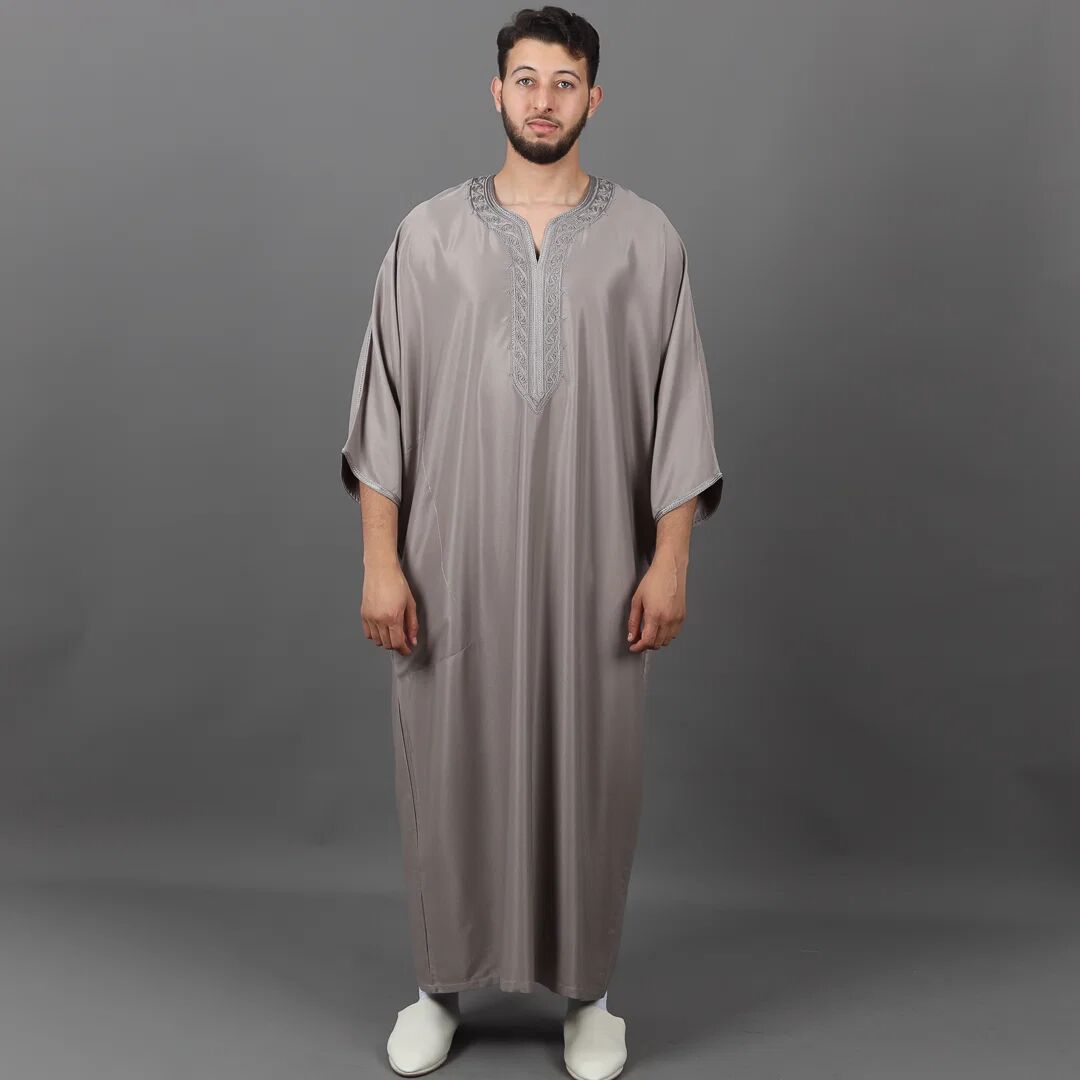 Gandoura Taj - Gris Argent