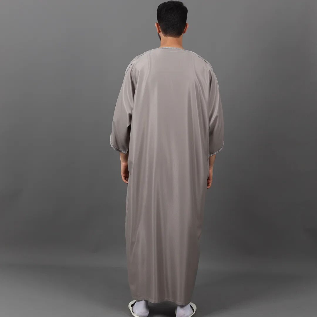 Gandoura Taj - Gris Argent