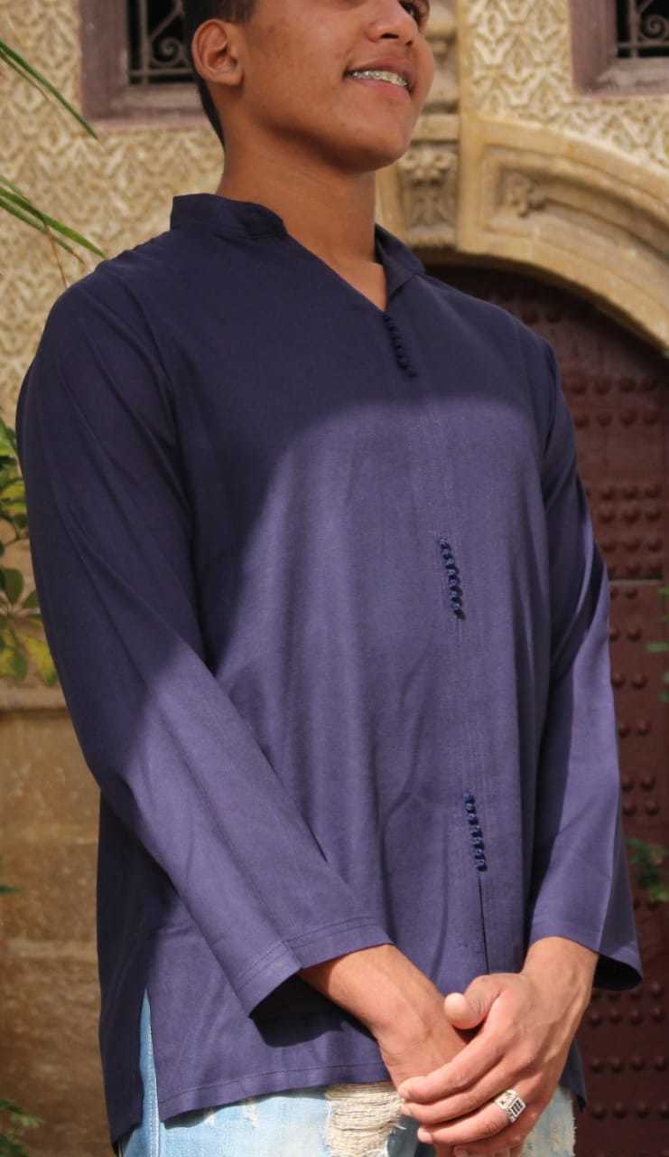 Tunique Ghorza -bleu Marine