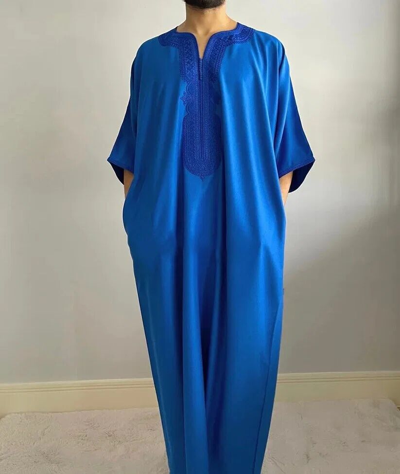 Gandoura Amir - Bleu Royale