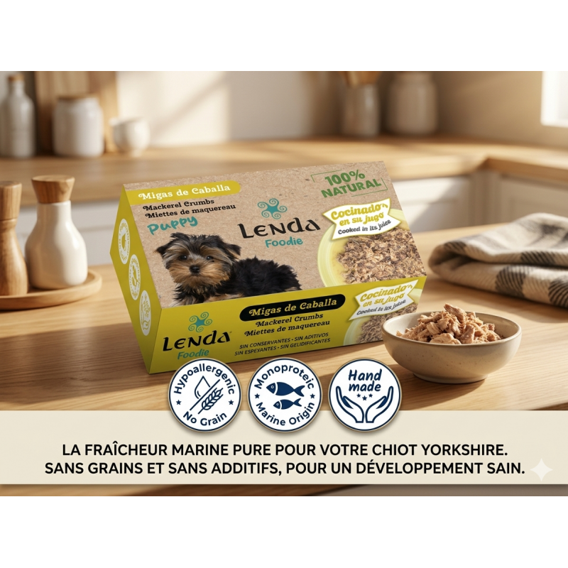 Pâté : Aliment Complémentaire Humide :maquereau Naturel Pour Chiot Puppy