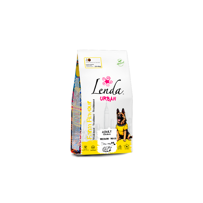Croquette Urban Maxi Dog: Farm Flavour - Poulet: (Races Moyennes Et Grandes,20 Et 40+ Kg)