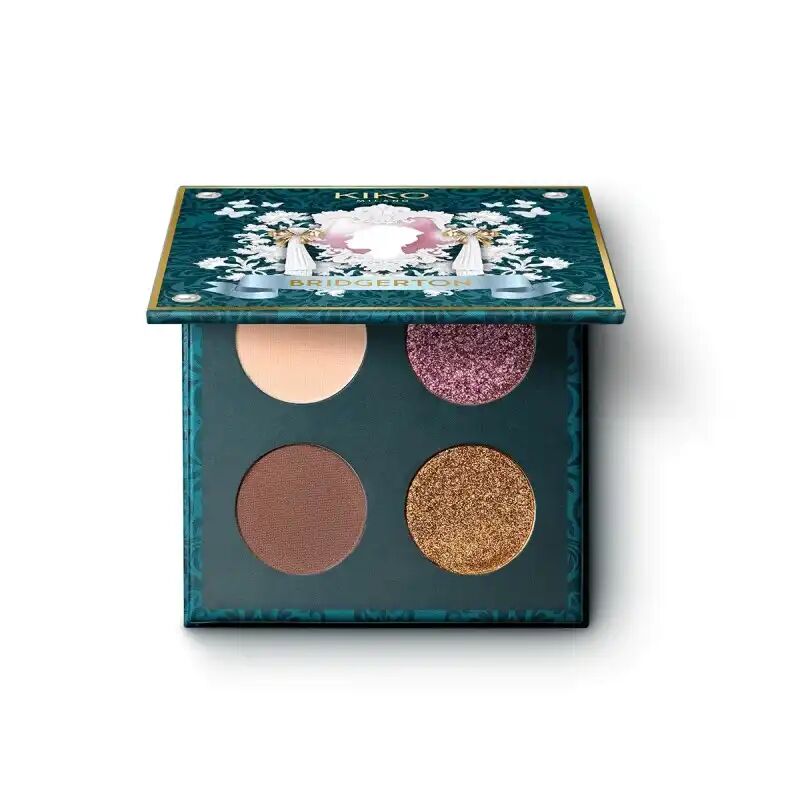 Kiko Milano Bridgerton Quartet Eyeshadow Palette 4 Finishes 02 Ballroom Bliss