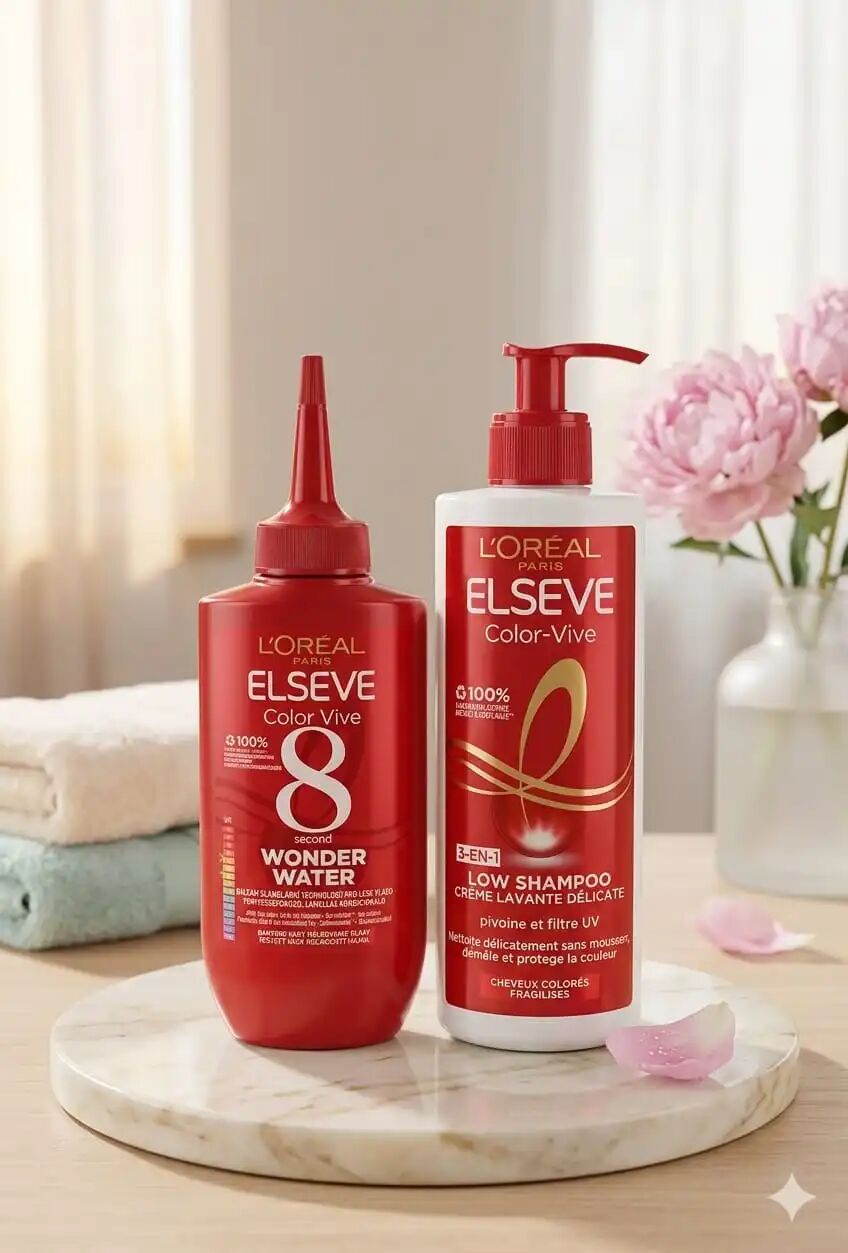 Elseve Color Vive Low Shampoo + 8 Second Wonder Water