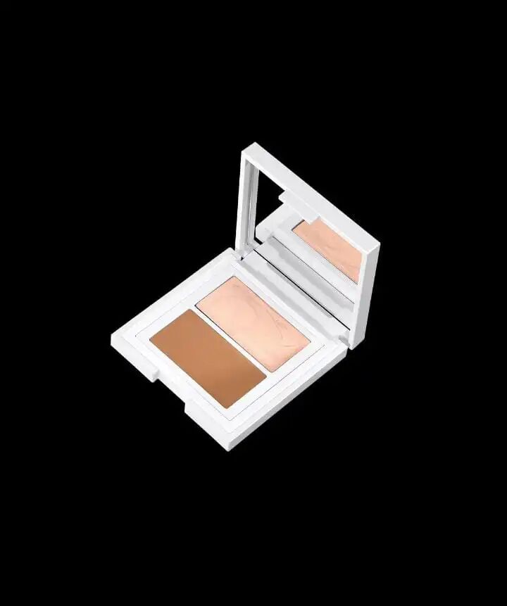 Duo Contour Palette With Highlighter And Cream Bronzer Street Heart Kiko Milano