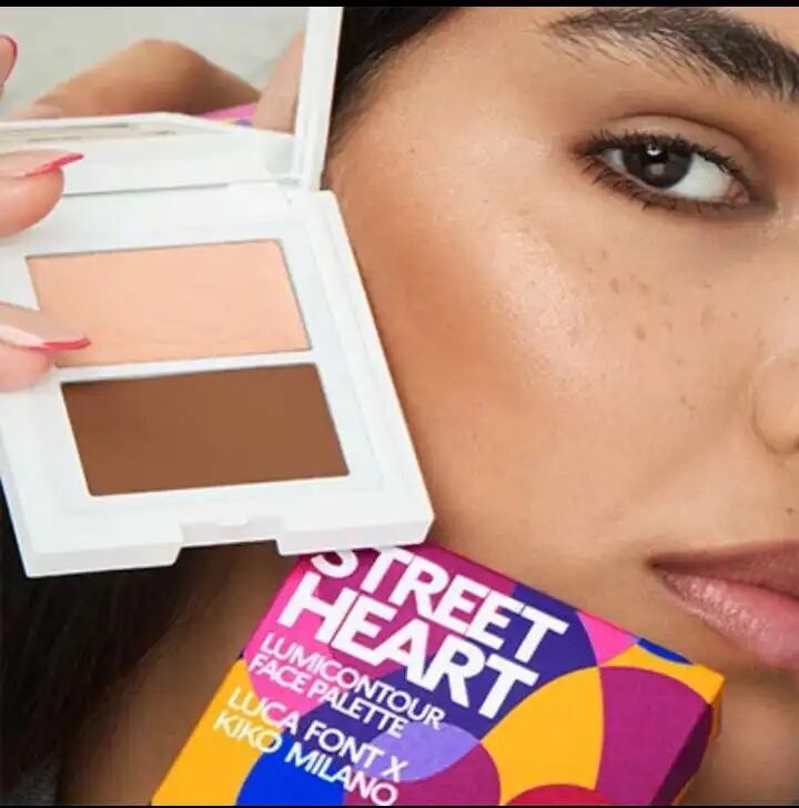Duo Contour Palette With Highlighter And Cream Bronzer Street Heart thumbnail 4