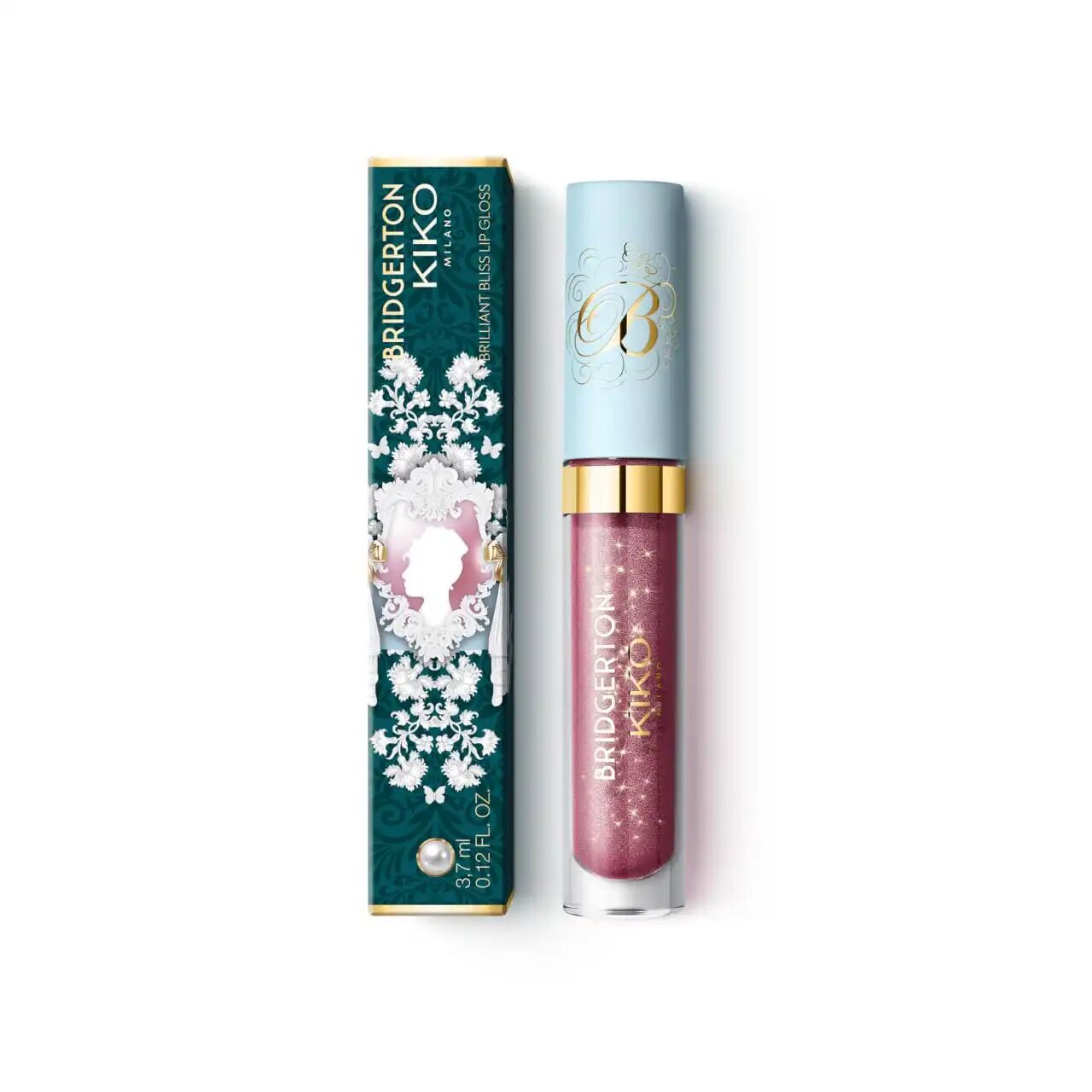 Kiko Bridgerton Brilliant Bliss Lip Gloss - 03 Mauve Moonlight