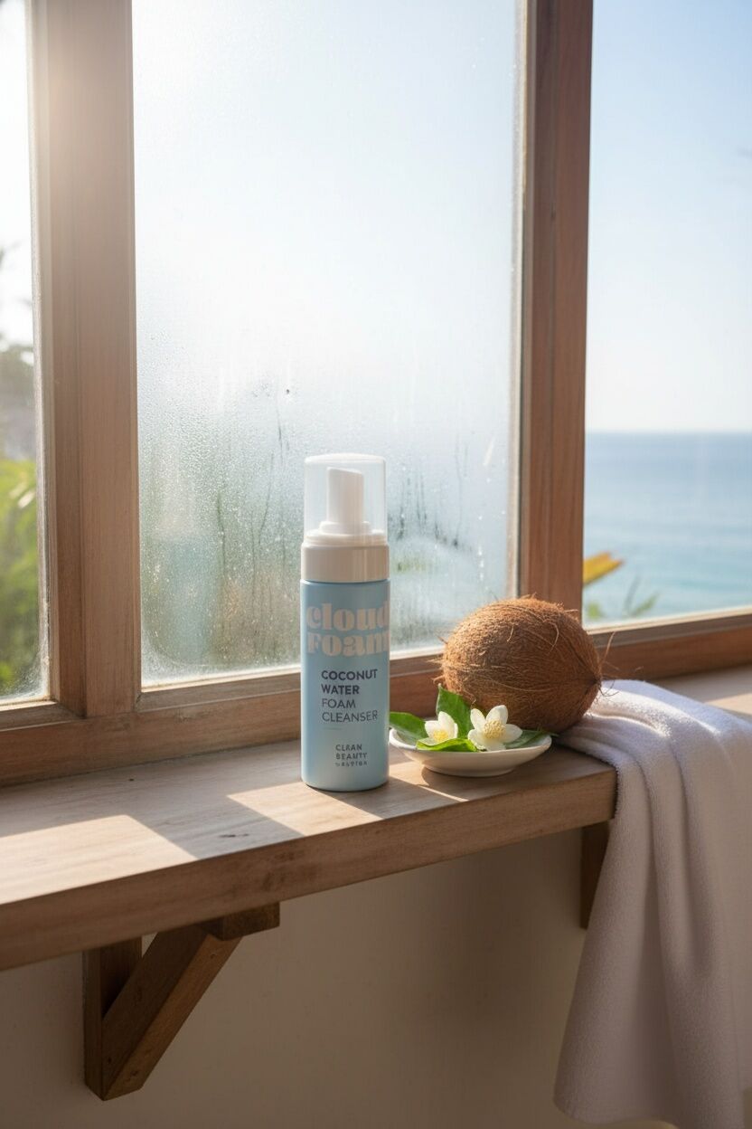 Cloud Foam Coconut Water Foam Cleanser De Clean Beauty By Alvira