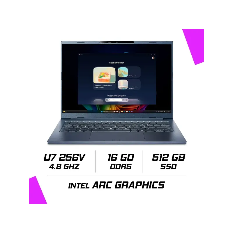 Acer Swift Go 14 Ai Intel Core 7 258v/16go Ddr5/512gb Ssd/14 60hz/win11