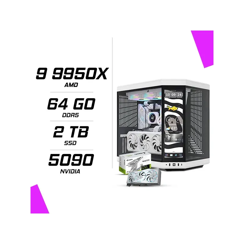 Pc Gamer Amd Ryzen 9 9950x Rtx 5090 Ice 32g