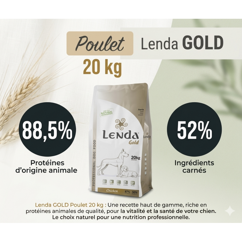 Croquette Chien Poulet : Low Allergen