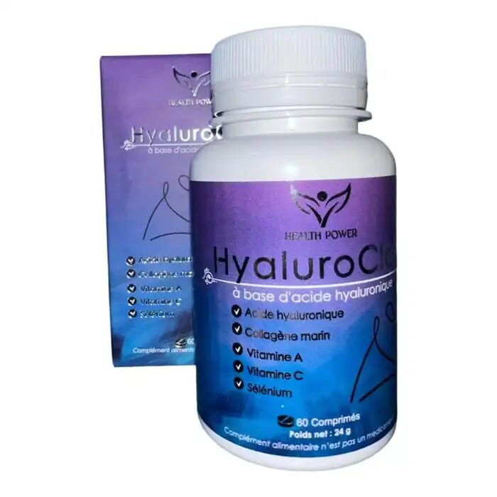Pack 2 X Boites De Hyaluroclair À Base Dacide Hyaluronique 60 Comprimés