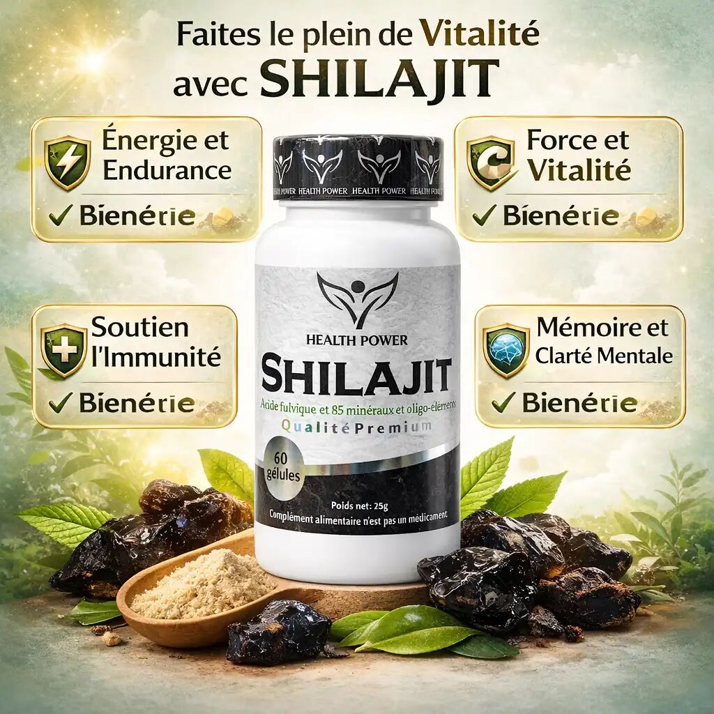 Pack 3 X Boites De Shilajit Acide Fulvique 60 Gélules thumbnail 4