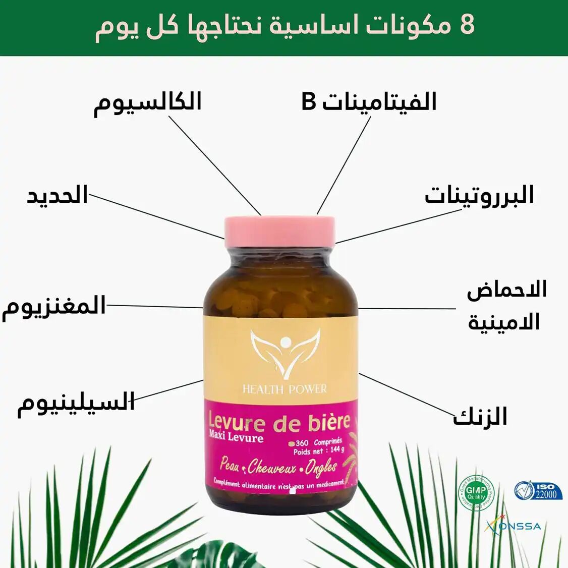 Pack = Zma Sports Recovery 120 Gélules + Levure De Bière - Maxi Levure - 360 Comprimés thumbnail 3