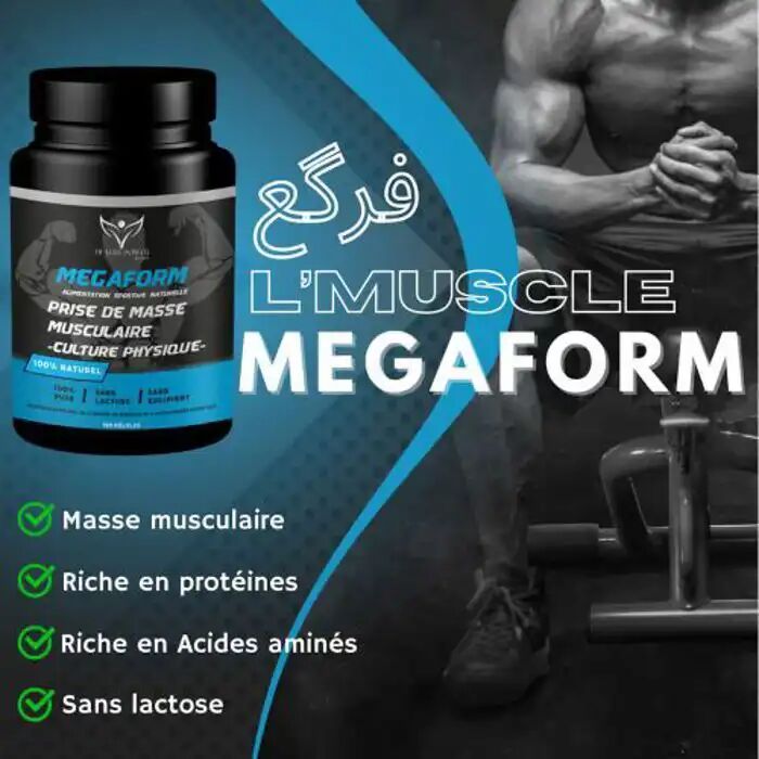 Pack 2 X Boites De Megaform - Prise De Masse Musculaire - 180 Gelules thumbnail 4