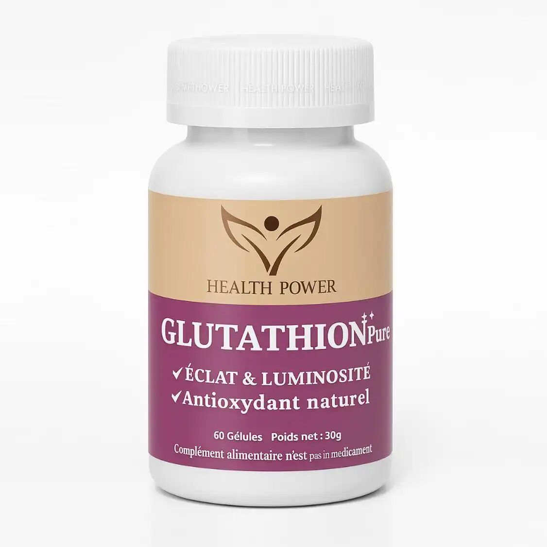 Glutathion Pure 60 Gélules 500mg