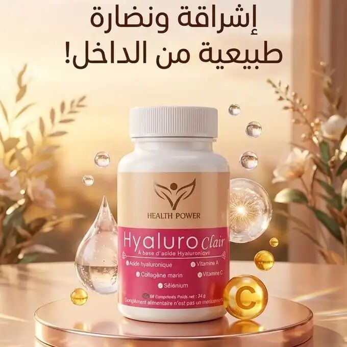 Pack Hyaluroclair 60 Comprimés + Zinc 30 Comprimés Offert + Vitamine C 30 Comprimés Offerte