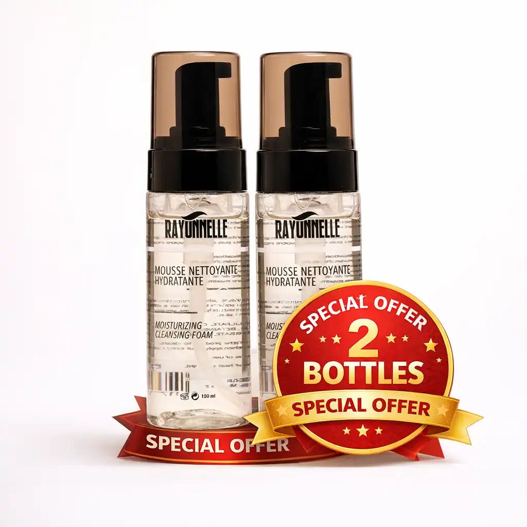 Special Offer = 2 Bottles × Mousse Nettoyante Hydratante
