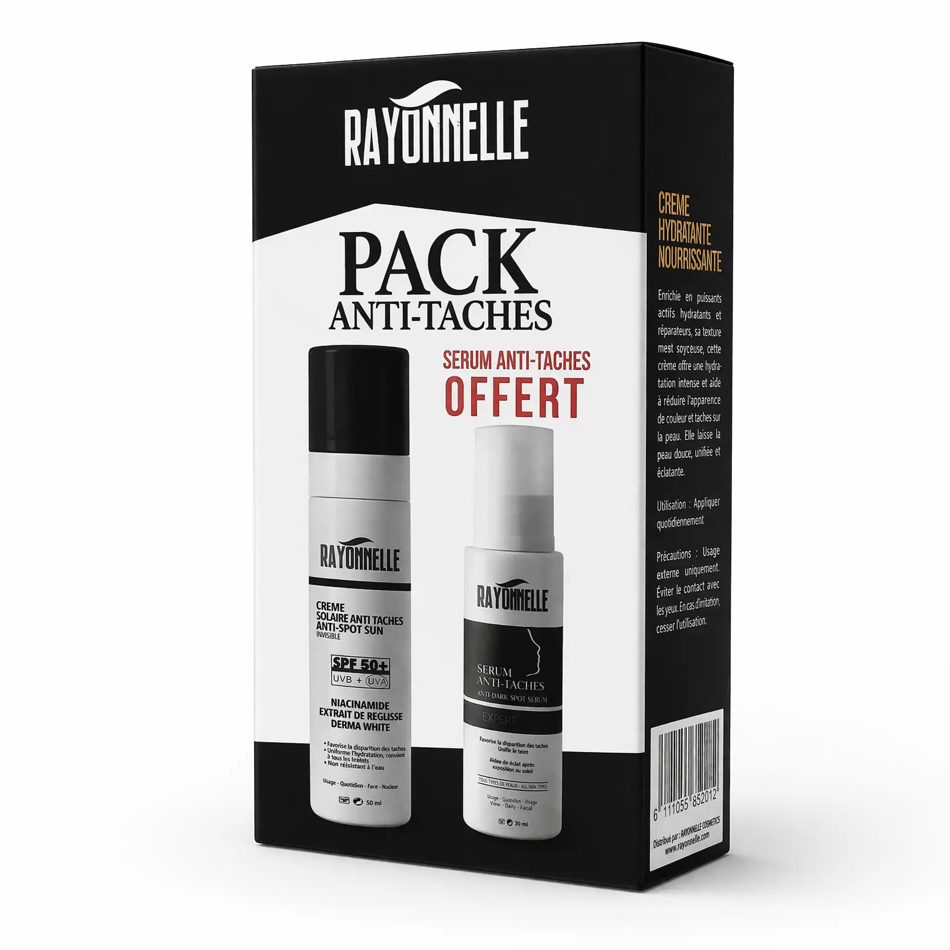 Pack Anti-taches ( Crème Solaire 50 Ml + Sérum 30 Ml ) thumbnail 1