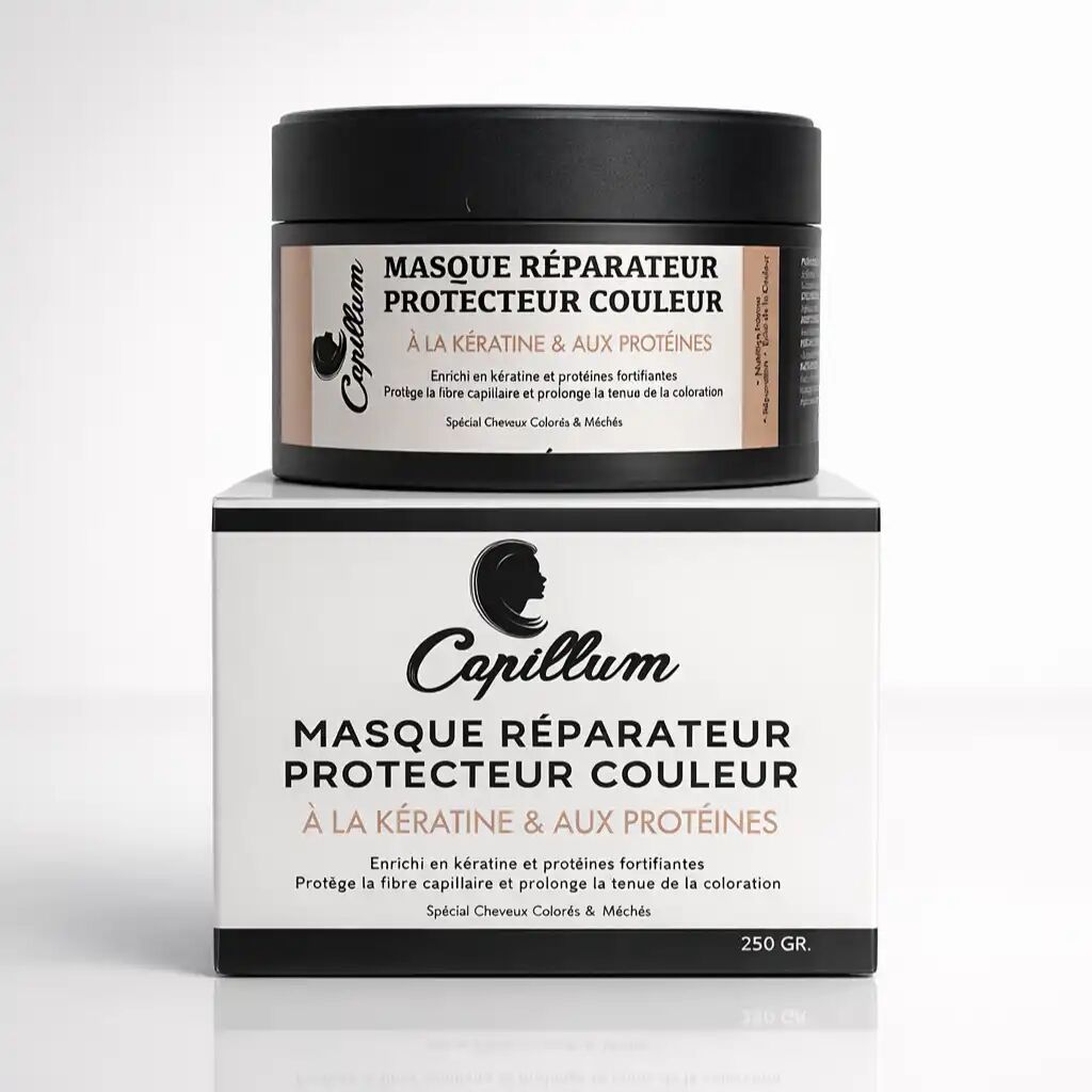 Masque Réparateur Protecteur Couleur 250 Gr - À La Kératine & Aux Protéines