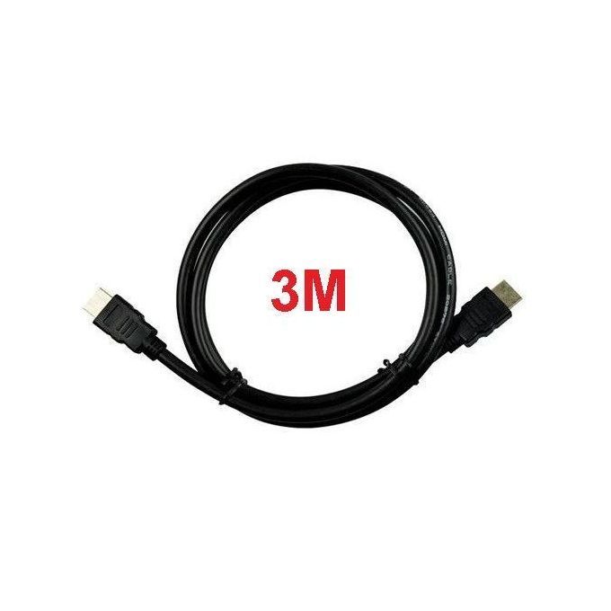 Câble Mâle Mâle Longueur 3 Mètres Tv Ps Pc Ordinateur 