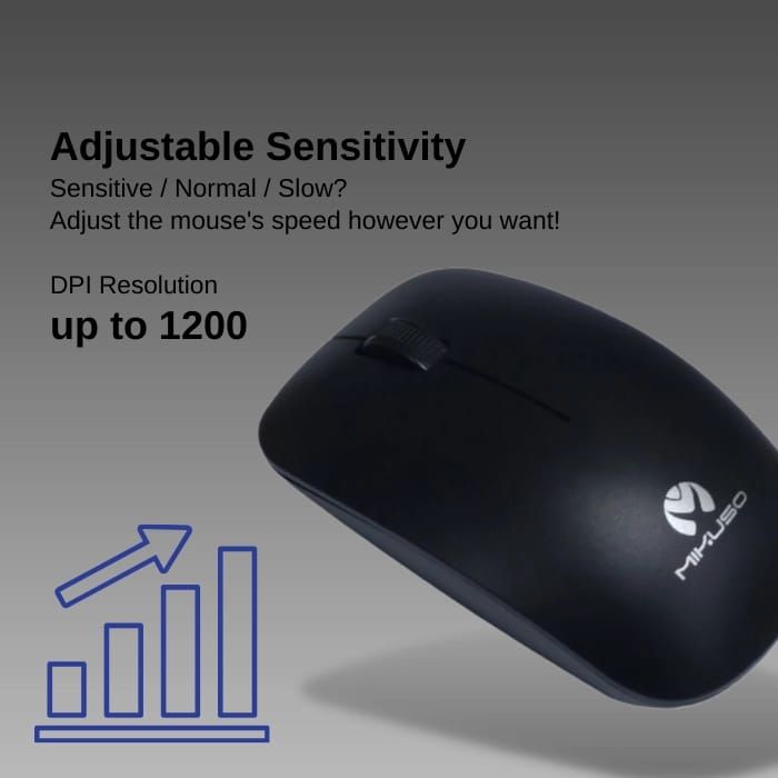 Ensemble Clavier Et Souris Sans Fil Kb-c019 thumbnail 3