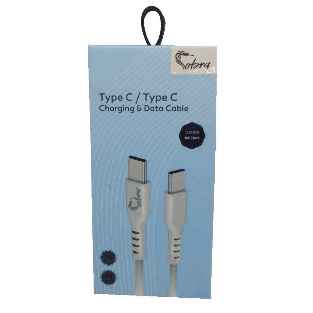 Câble Type-c Vers Type-c 3.0a Première Qualité