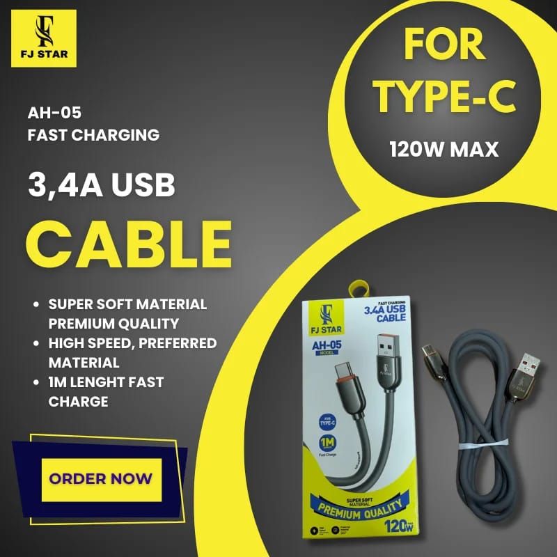Câble Usb Vers Type-c (modèle Ah-05)