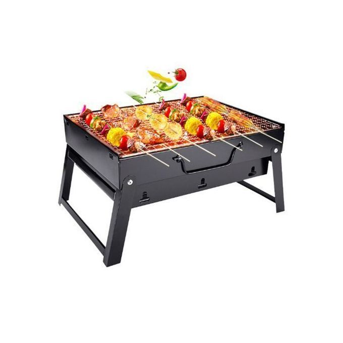 Barbecue De Camping En Acier Inoxydable Pliable thumbnail 3
