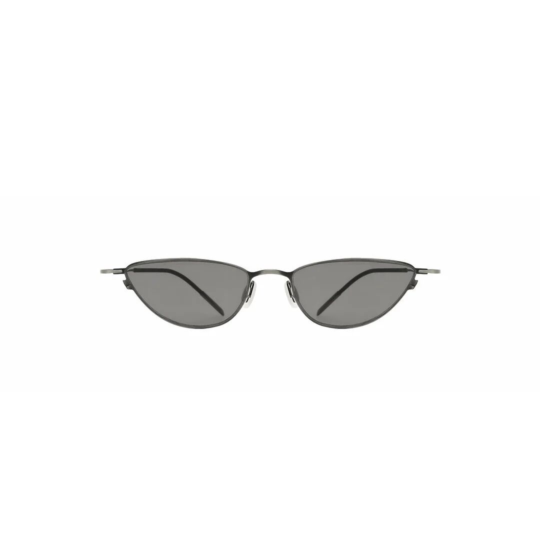 Lunettes De Soleil Œil De Chat Fines En Métal