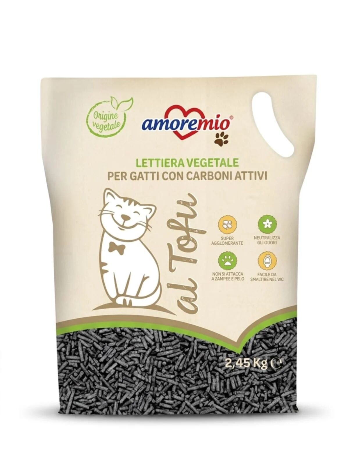 Litière Végétale Au Tofu Pour Chats 2,45 Kg