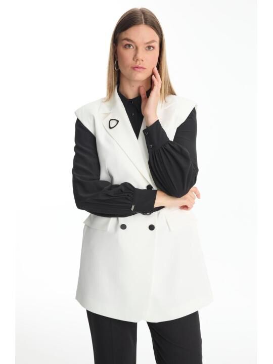 Ensemble Gilet Ceinturé TK-1471 PERLINO thumbnail 1