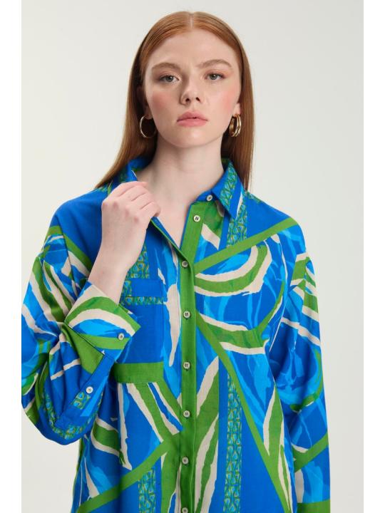 Patterned  Shirt G-0100 thumbnail 2