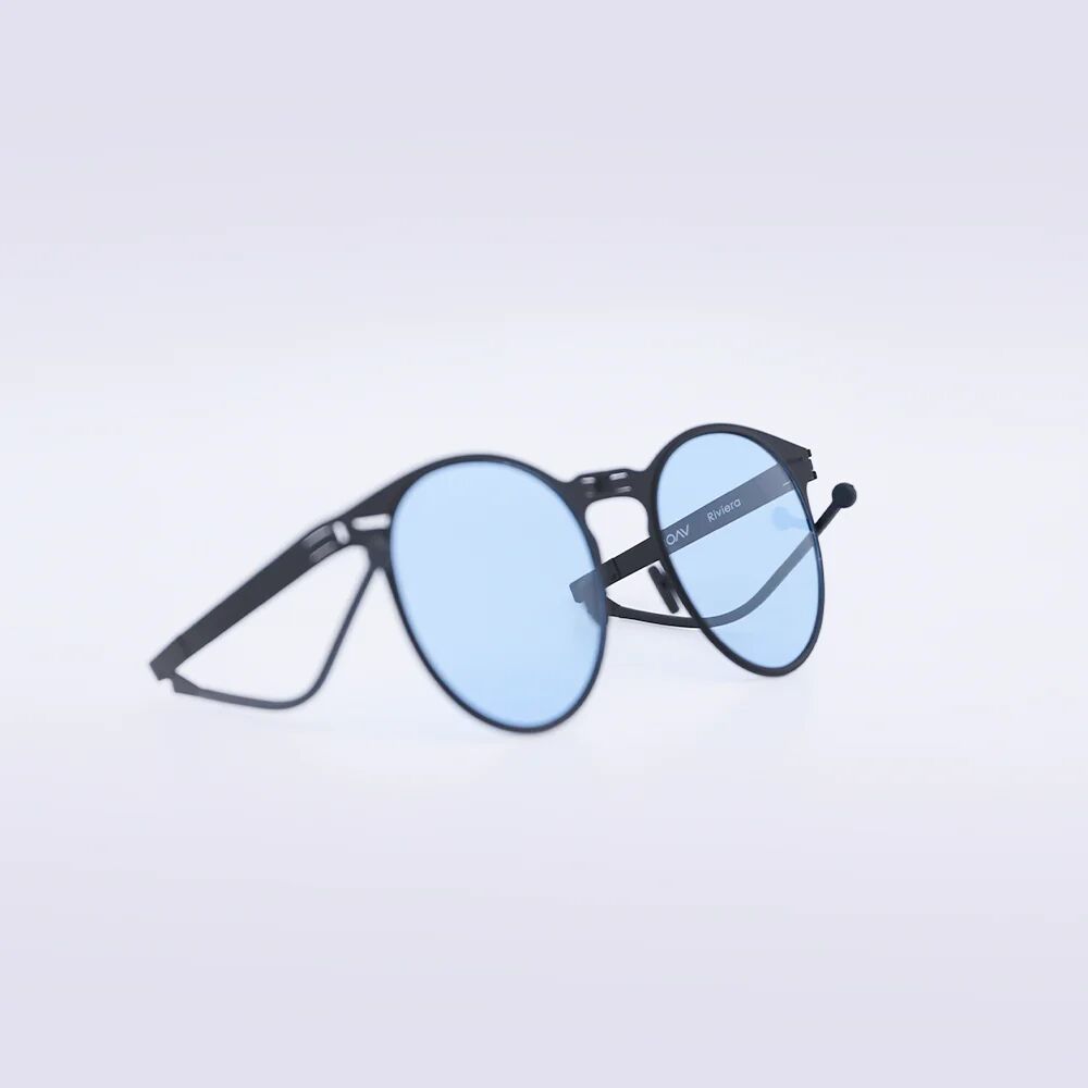 Riviera In Matte Black / Light Blue