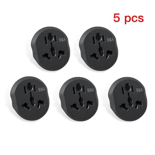 5 Pcs Adaptateur De Prise Usa/us/cn Vers Eu Convertisseur 250v 16a
