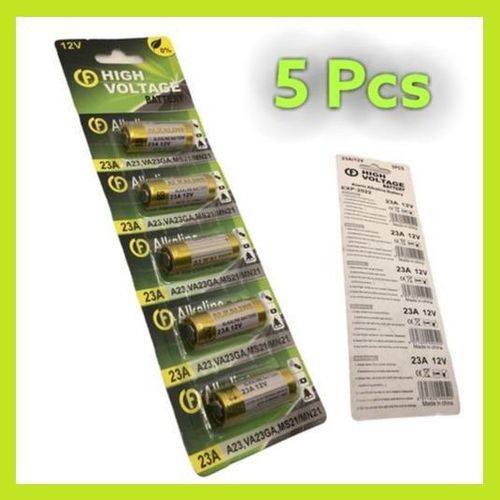 5 Pièces- 23a 12v Pile