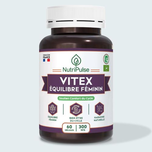 Vitex Gattilier 225 Mg – Équilibre Féminin - Confort Du Cycle & Bien-être Hormonal – 60 Gélules