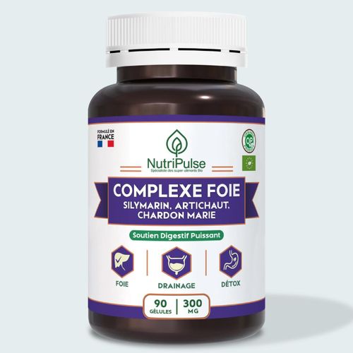 Chardon Marie 300mg - Complexe Silymarin Soutien Digestif & Détox Du Foie 90 Gélules
