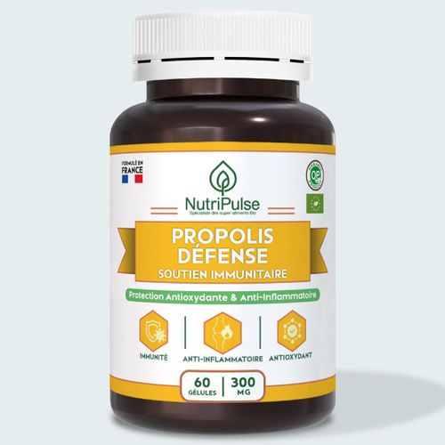 Propolis 300 Mg – Défense Immunitaire - Anti-inflammatoire & Protection Antioxydante – 60 Gélules